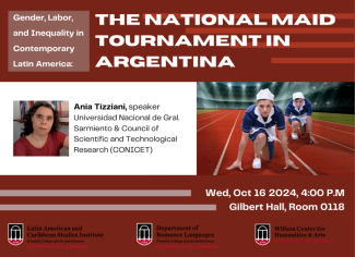 Poster for Ania Tizziana Guest Lecture