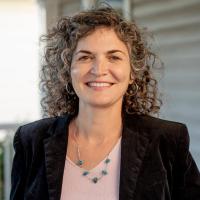 Professor Calatayud-Fernández at the Wilson Center Building